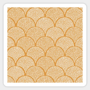 Japanese Fish Scales / Golden Texture Sticker